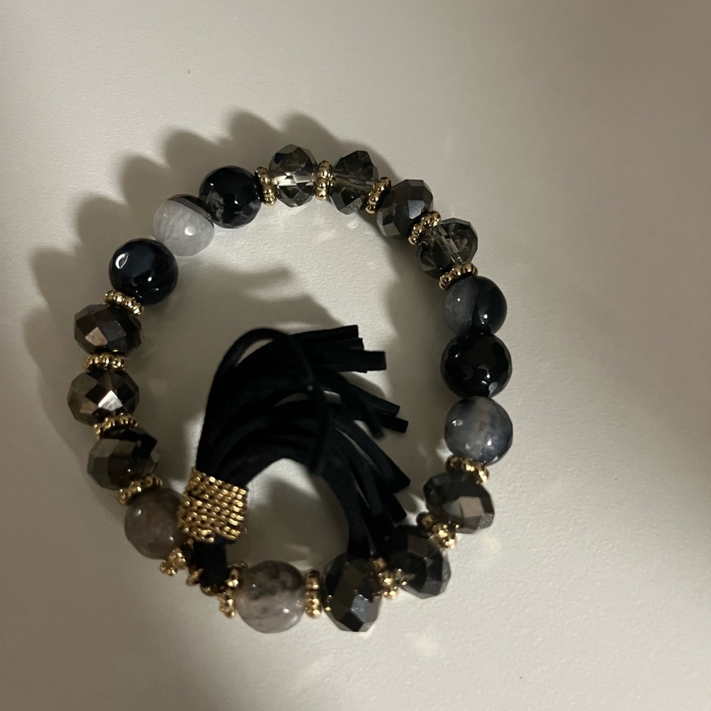 Black and gold bracelet